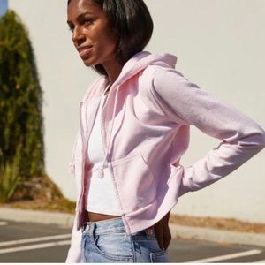 Brandy Melville Crop Hoodie (Pink)